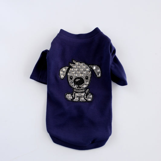 Doggie Dog Tee: Navy