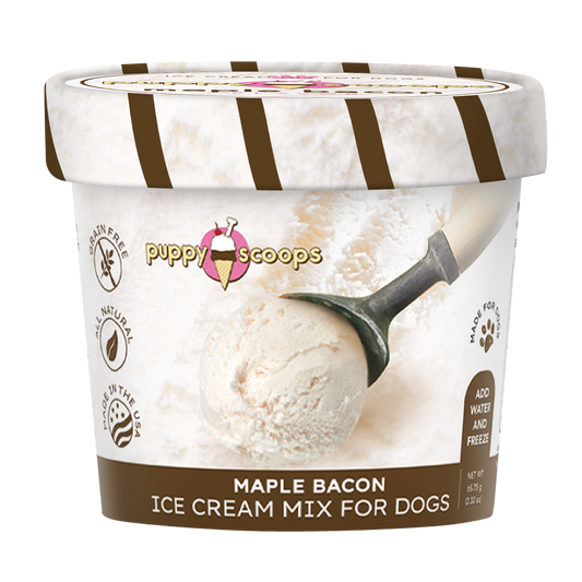 Puppy Scoops Ice Cream Mix For Dogs - Maple Bacon