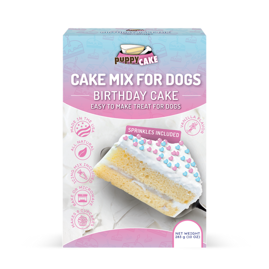 Puppy Cake Mix For Dogs - Birthday Cake with Sprinkles