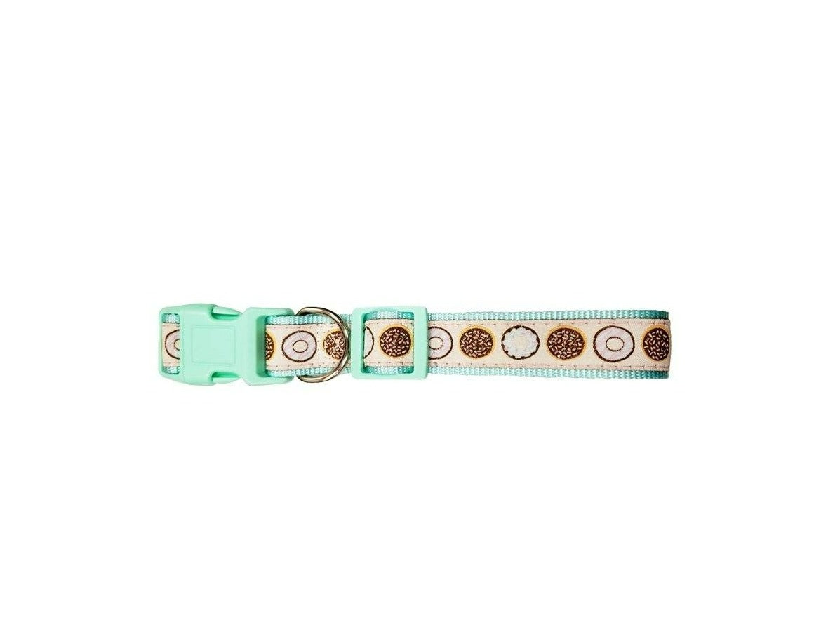 Designer Dog Collar - Mint Donut