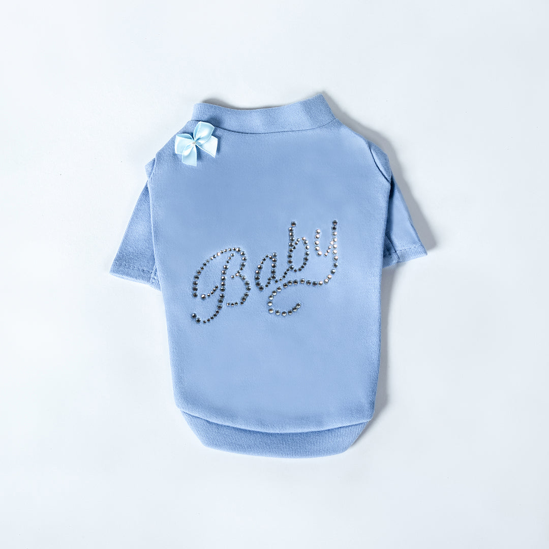 Baby Dog Tee: Blue