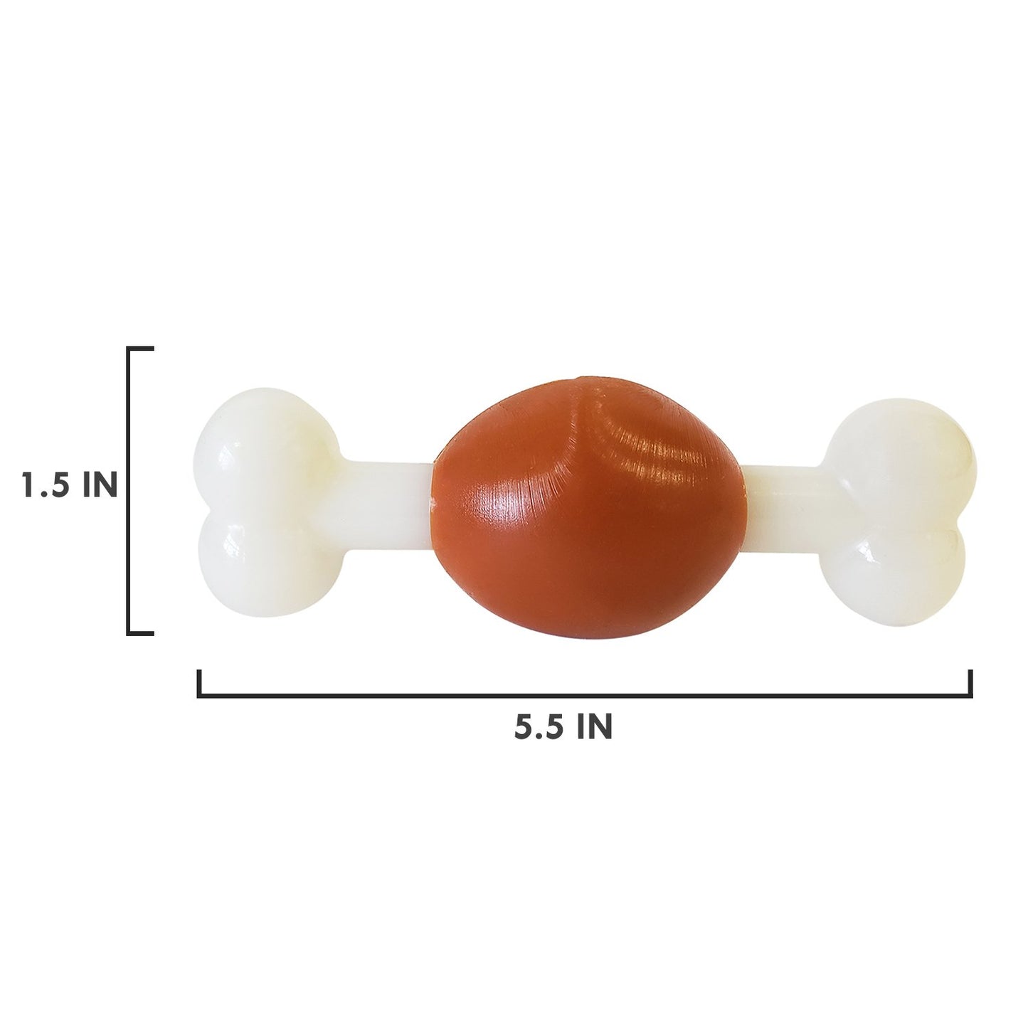 Beef Flavored Nylon Bone - 5.5"